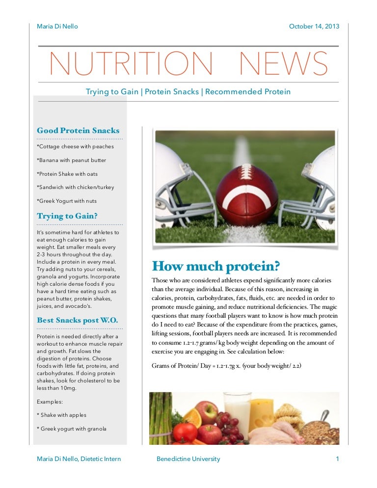 Handout for football