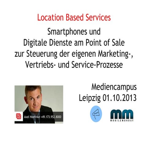 Smartphones und digitale Dienste am Point of Sale - Handout 