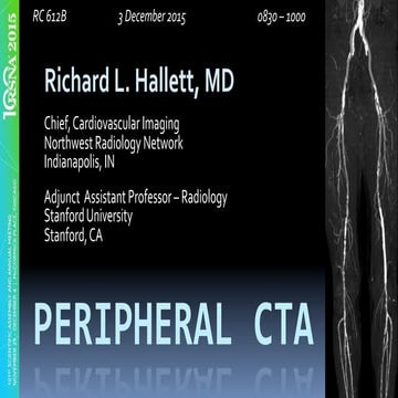 CT Angiography Lower Limb | PPTX