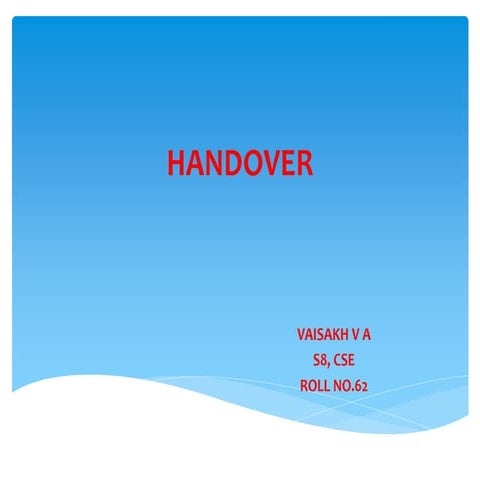 Handover