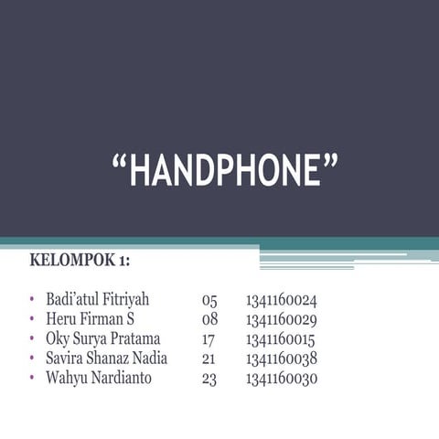 Handphone