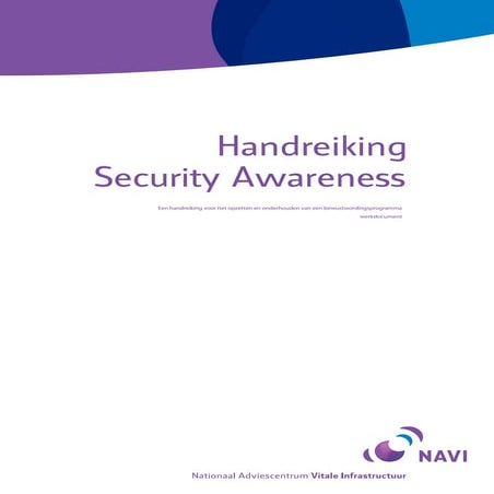 Handreiking - Security Awareness (Concept)