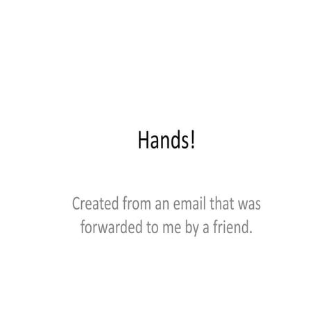 Hands! | PPTX