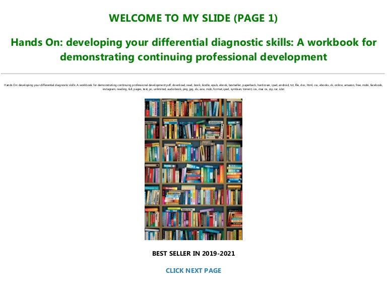 Free ~Read !Book Hands On: developing your differential ...