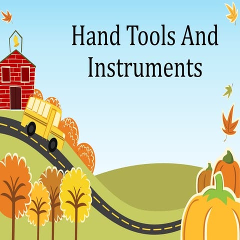 Hand tools and instruments 