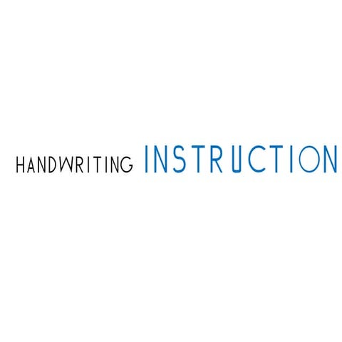 Handwriting Instruction