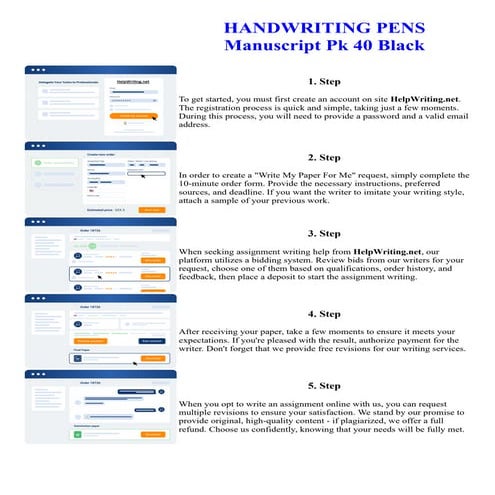 HANDWRITING PENS Manuscript Pk 40 Black. Online assignment writing service.