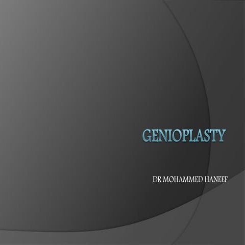 Genioplasty in Brief