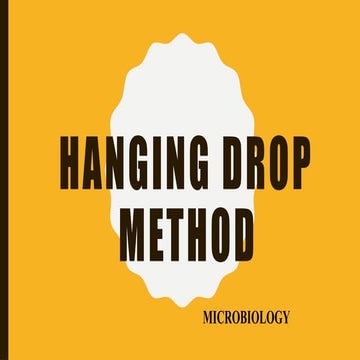 Hanging Drop Method_microbiology_KripaRaghunathan.pptx