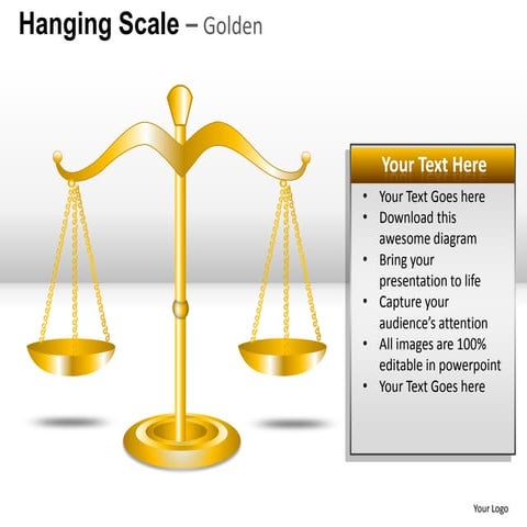 Scale with pointer powerpoint presentation templates | PPTX