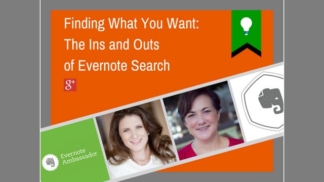Get Untethered with Evernote - The Ins and Outs of Evernote Search