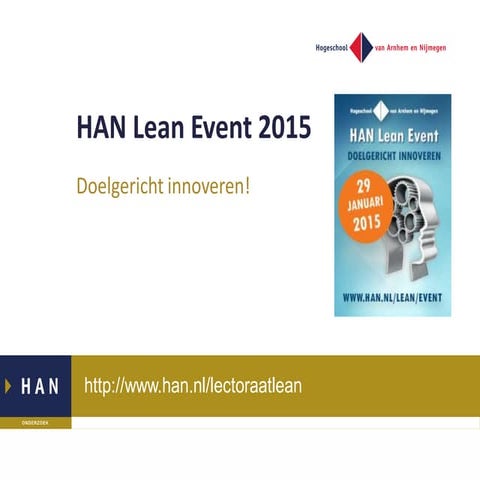 HAN Lean Event 2015 Stef Tiggeloven | PDF