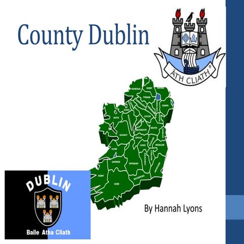 This is my geography project on County Dublin. 