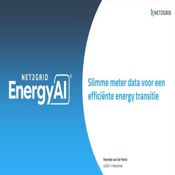 Dutch Power Presentatie - Hanneke van der Horst - slimme meter data