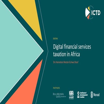 Digital Financial Services Taxation in Africa