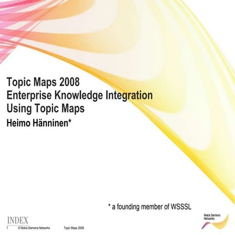 Topic map for Topic Maps case examples | PPT