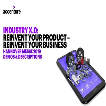 Industry X.0 in Action at Hannover Messe 2019​