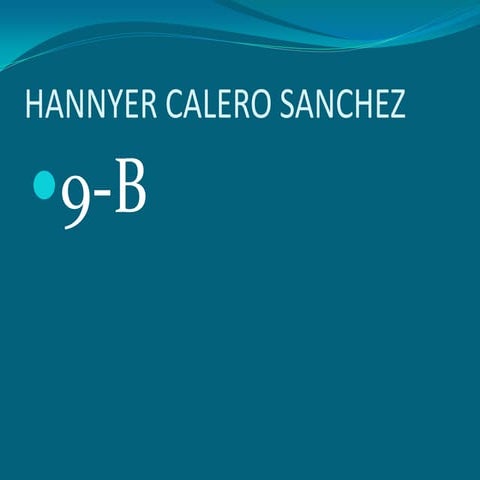 Hannyer calero sanchez
