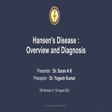 Hansen's Disease .pptx