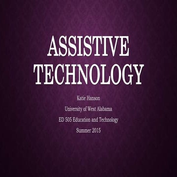 Assistive Technology