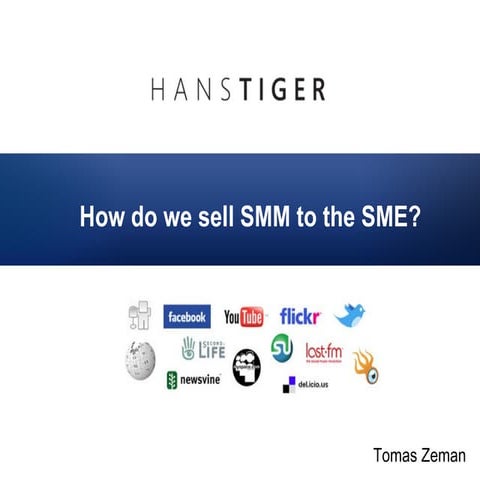 Selling Social Media to SME