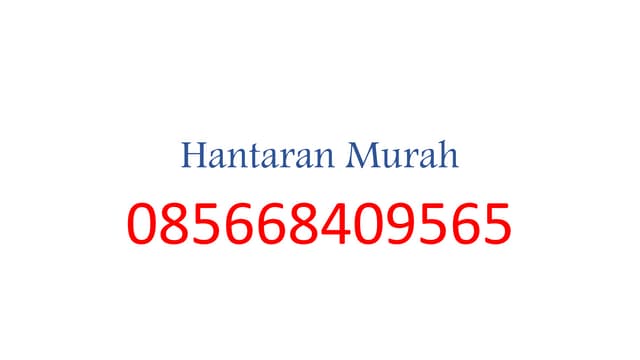 Hantaran murah