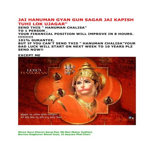 Hanuman chalisa