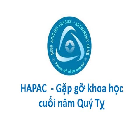 Hapac gặp gỡ khoa học