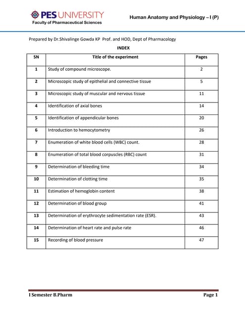 Microscopic study of epithelial and connective tissue(BP107).pptx