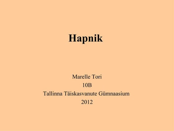 Vesinik | PPT