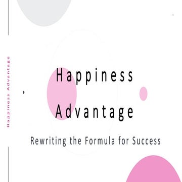 Happiness advantage