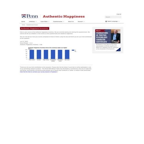 Happiness Inventory Reports - Michael Herlache MBA | DOCX | Education