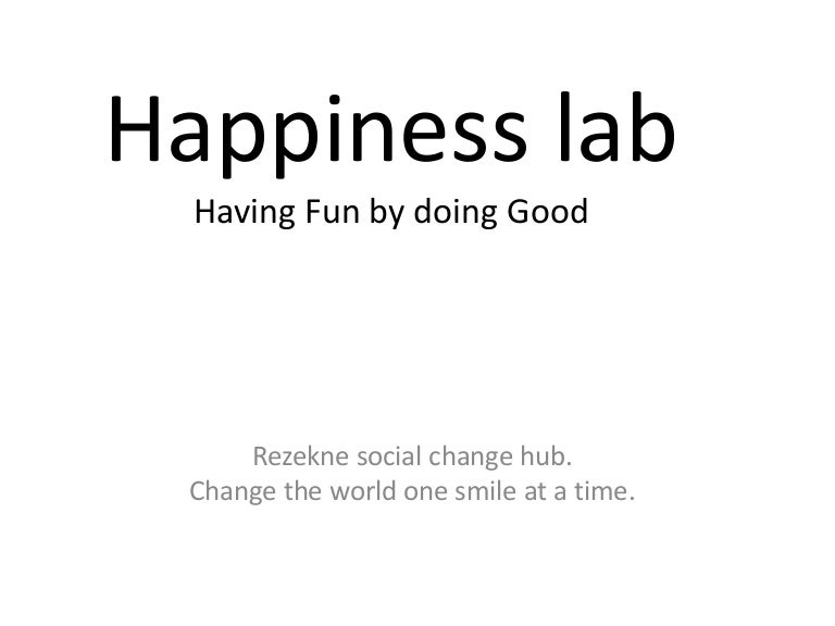 Happiness lab