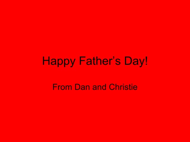 Happy Father’S Day