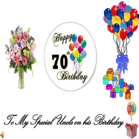 Happy 70th birthday uncle