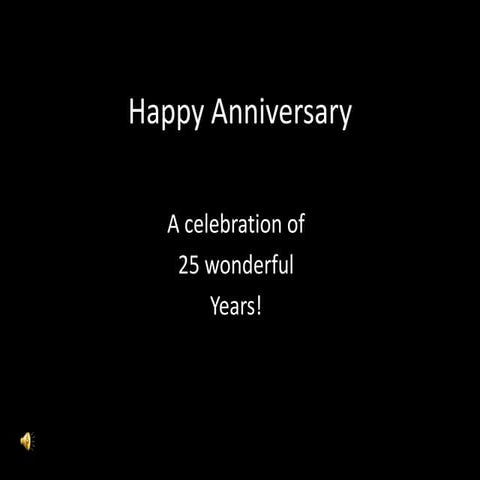 Happy anniversary