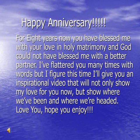 Happy anniversary!!!!!