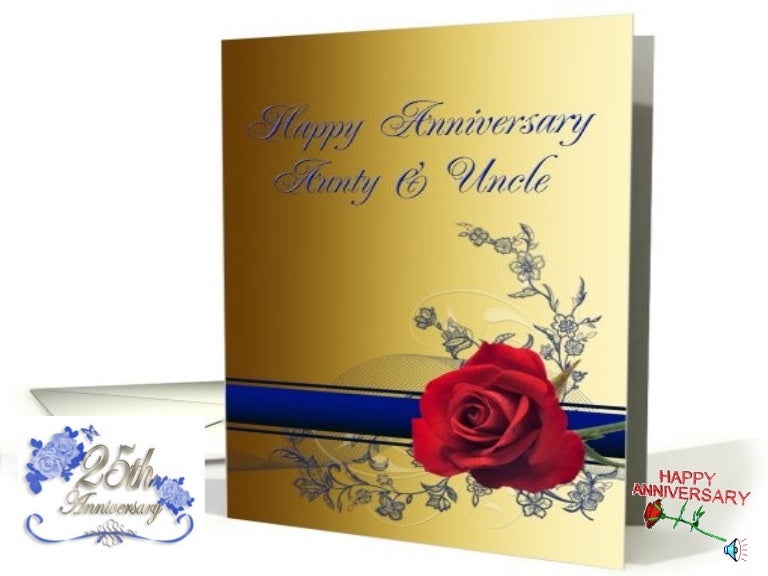 Happy Anniversary Aunt Uncle Happy Anniversary To Aunt And Uncle
