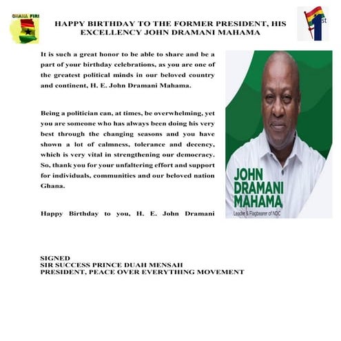 HAPPY BIRTHDAY TO HIS EXCELLENCY JOHN DRAMANI MAHAMA- SUCCESS PRINCE DUAH MENSAH.pdf