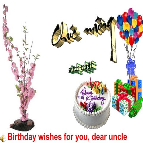 Happy birthday to my uncle