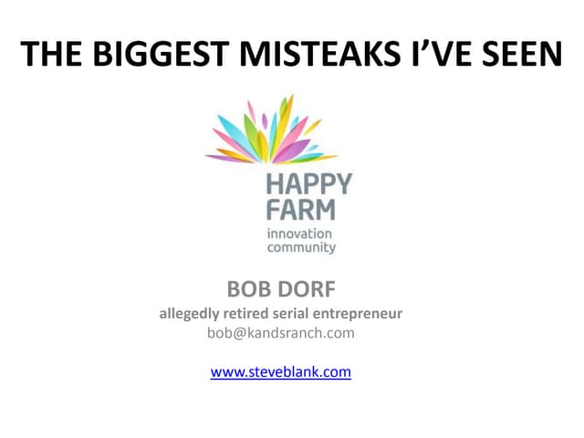Happy farm manifesto and misteaks bd