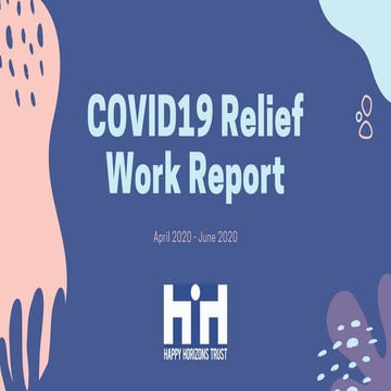 HHT Covid Food Relief work