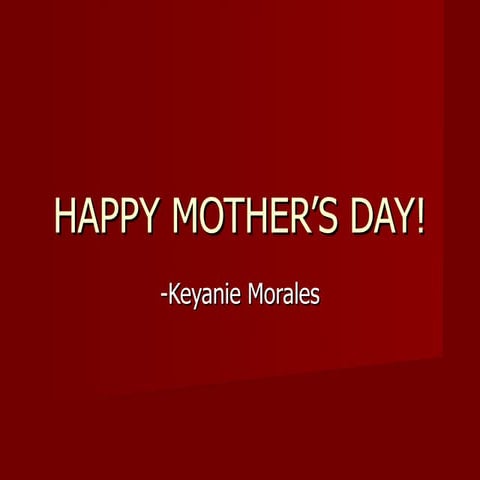 Happy mother’s day!