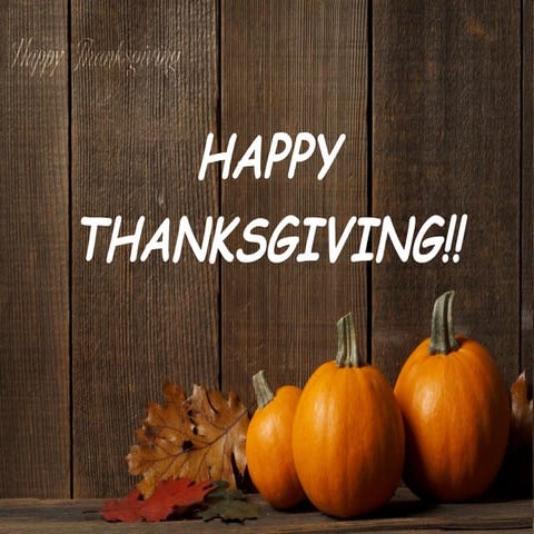 Happy thanksgiving!!