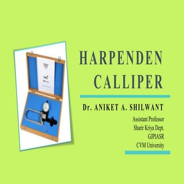 HARPENDEN CALLIPERS | PPTX