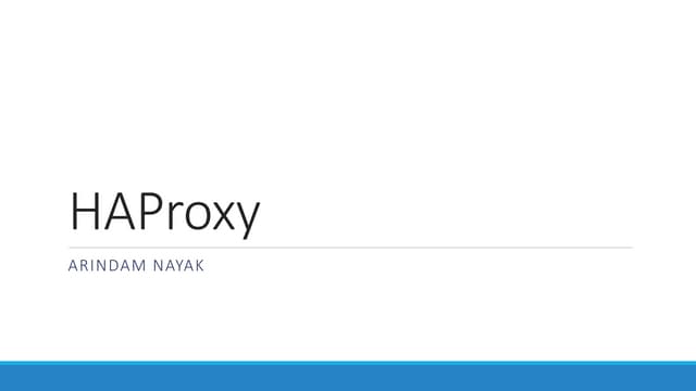 HAProxy 