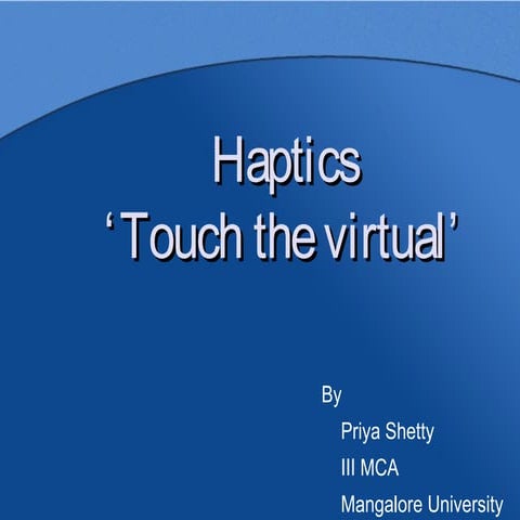 Haptic Technology