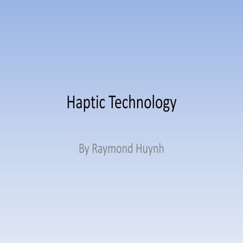 Haptic technology_RH