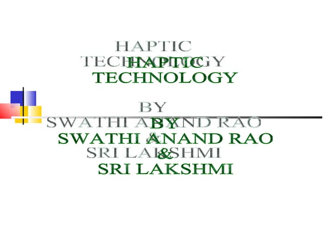 Haptic technology