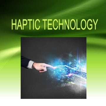 Haptic technology